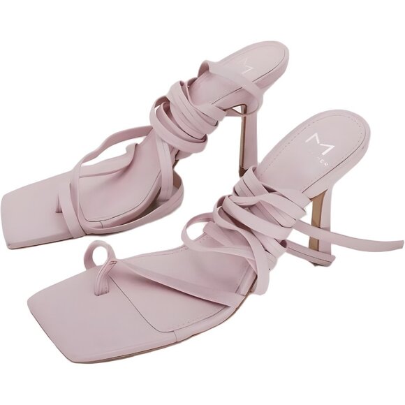 Marc Fisher Dominic Ankle Strap Sandal Medium Pink Size 6.5 - Picture 2 of 6